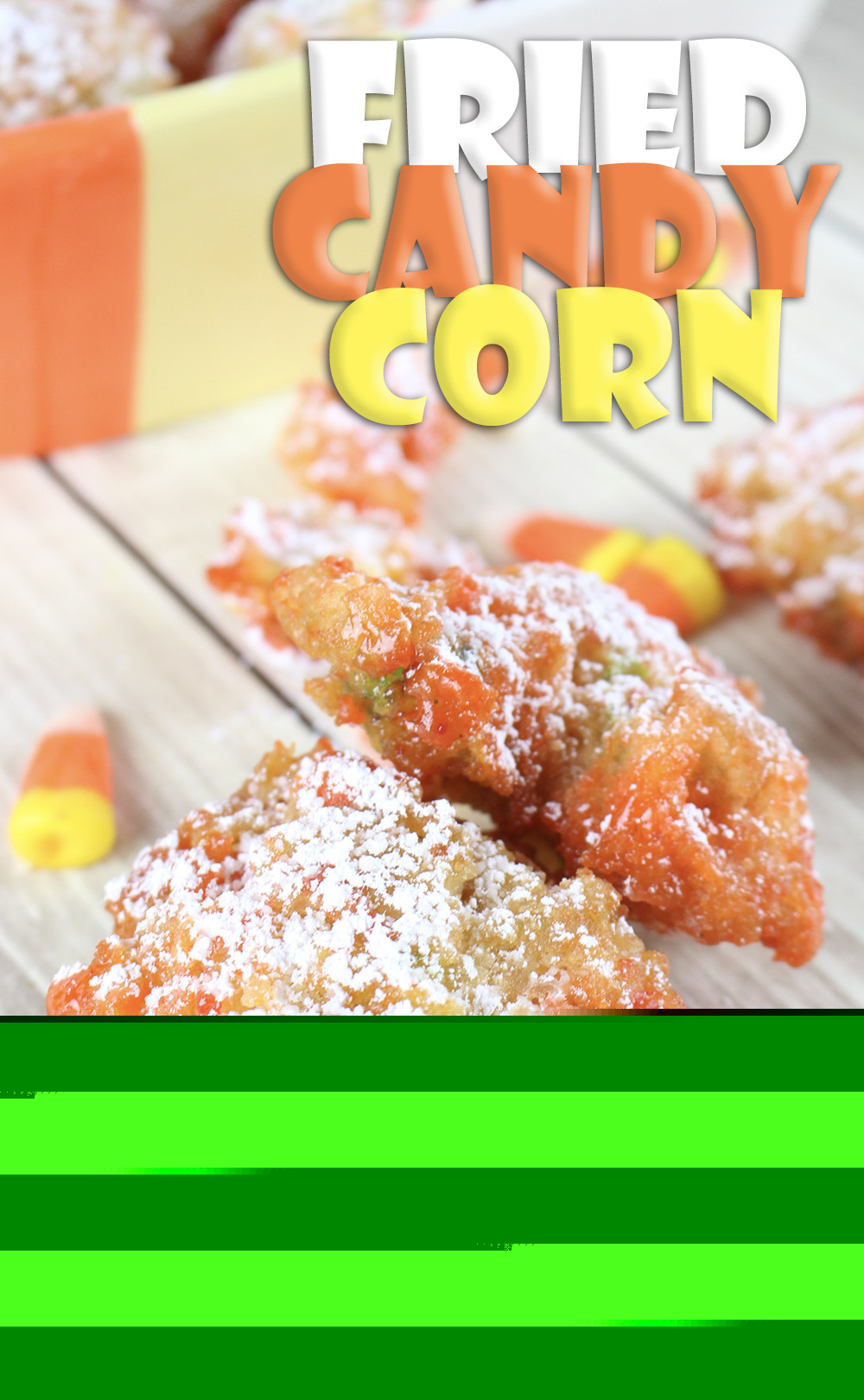 Check out this easy Fried Candy Corn recipe. This sweet treat will have you wondering if you're at the fair or celebrating the holidays. - SahmReviews.com